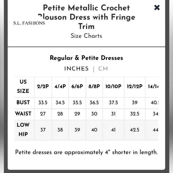 SLNY
Fringe Hem Crochet
Blouson Long Dress in fig color size 6 - Picture 11 of 11